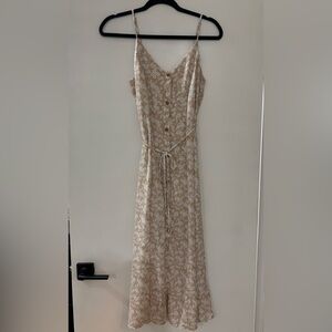 Sienna Sky Beige Floral Maxi Dress